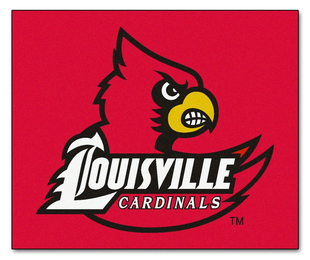 Door Mat 5x6 Louisville Cardinals Area Rug - Tailgater - Special Order 846104026443