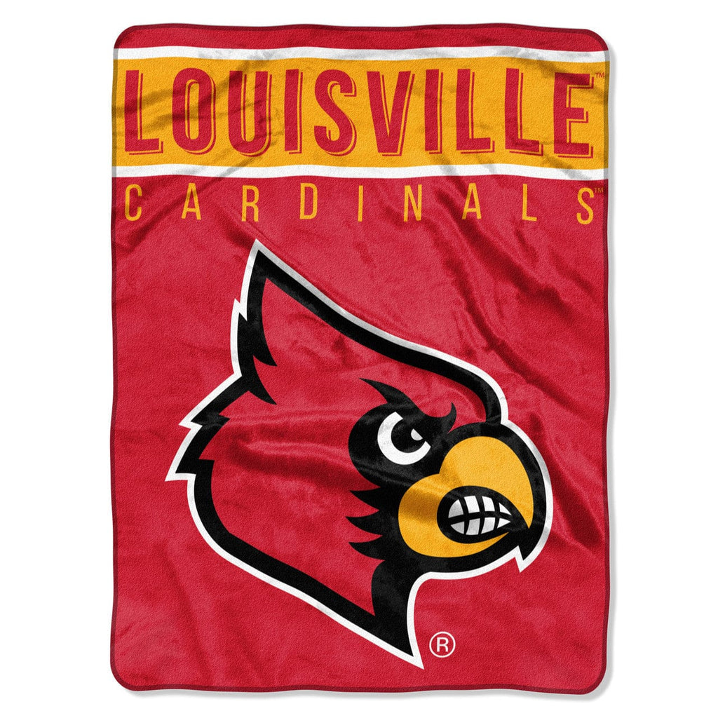 Blankets 60x80 Raschel Louisville Cardinals Blanket 60x80 Raschel Basic Design - Special Order 087918818019