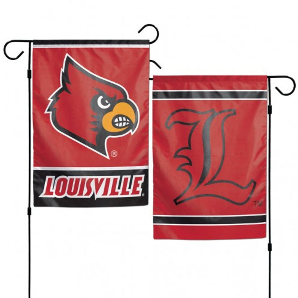 Flags 12x18 Louisville Cardinals Flag 12x18 Garden Style 2 Sided - Special Order 032085164094