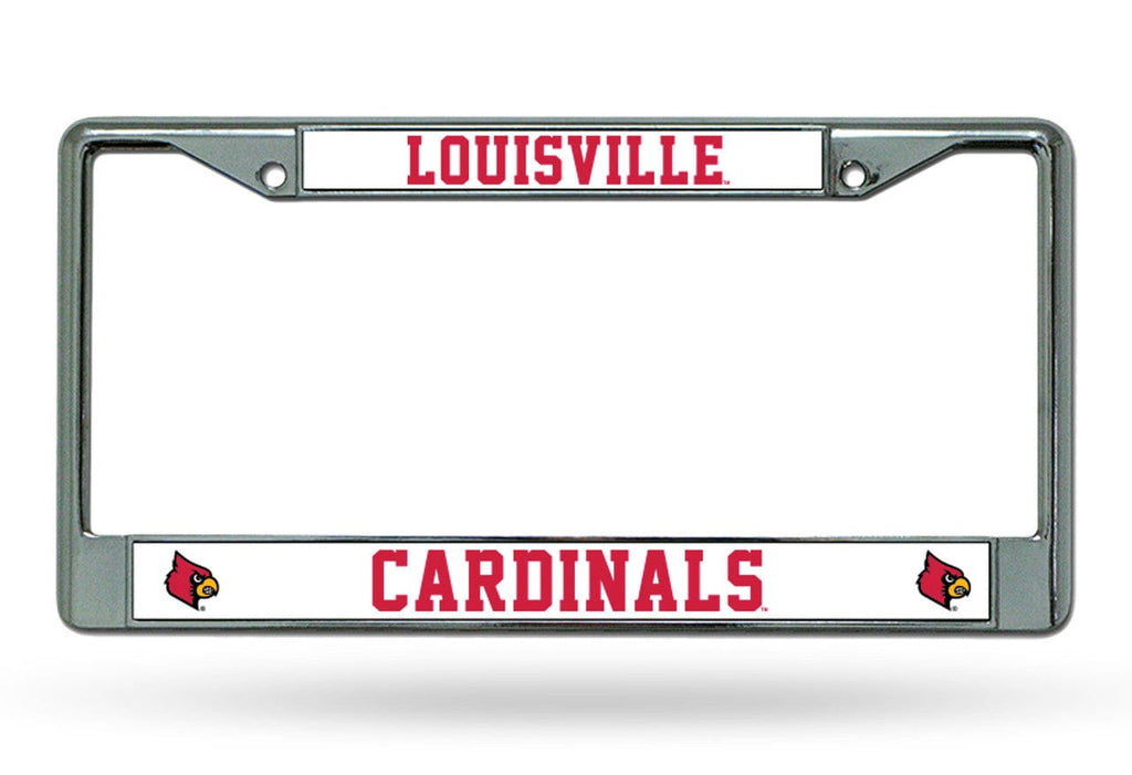 License Frame Chrome Louisville Cardinals License Plate Frame Chrome 094746244316