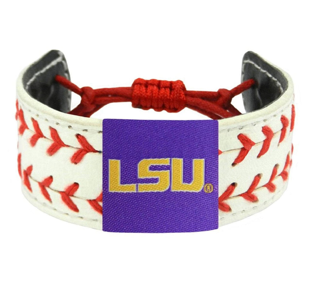 LSU Tigers LSU Tigers Bracelet Classic Two Seamer Baseball CO 844214055452