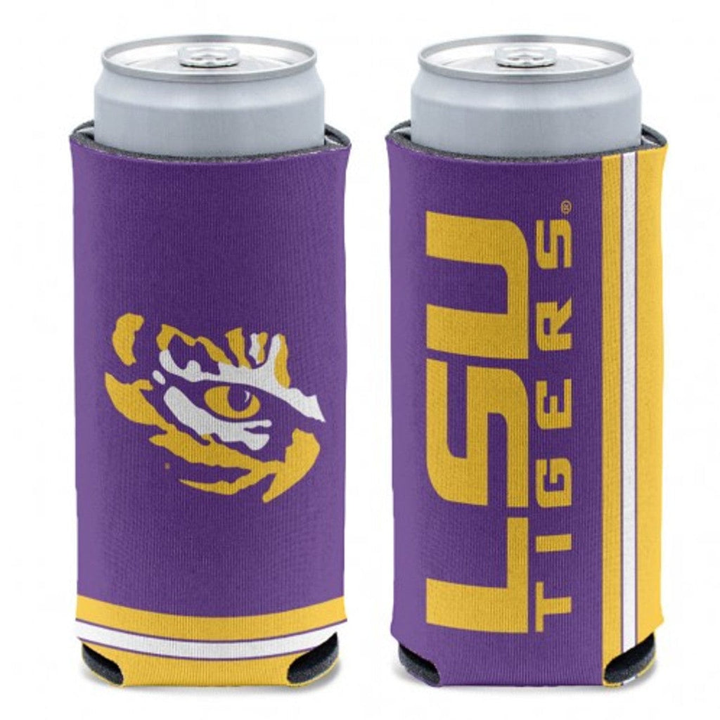 Slim Can Coolers LSU Tigers Can Cooler Slim Can Design 194166085633