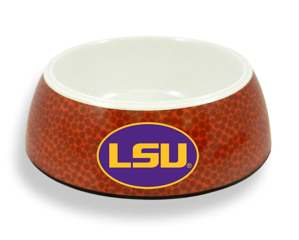 Pet Fan Gear Bowl LSU Tigers Classic Football Pet Bowl 844214078918