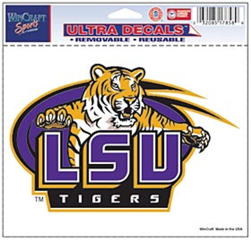 Decal 5x6 Multi Use Color LSU Tigers Decal 5x6 Ultra Color 032085178589