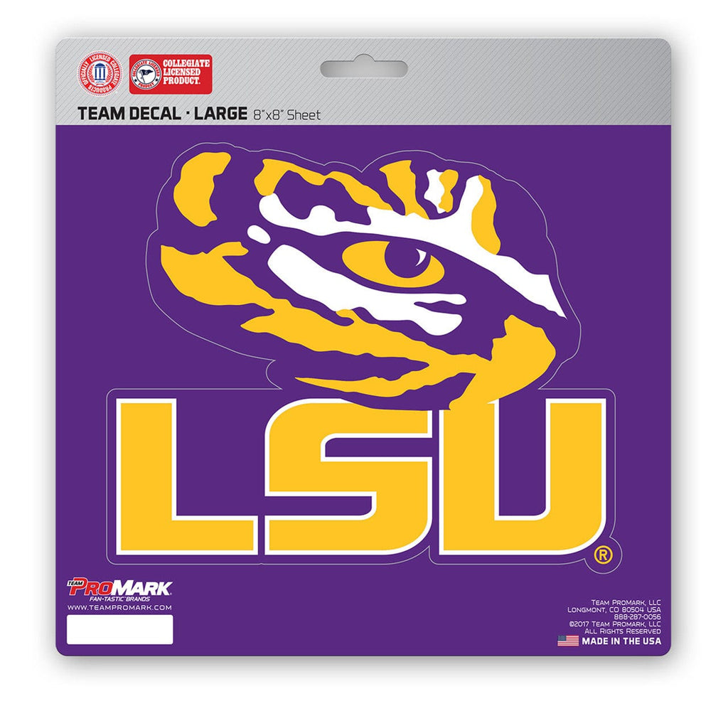 Decal 8x8 Die Cut LSU Tigers Decal 8x8 Die Cut 681620296303