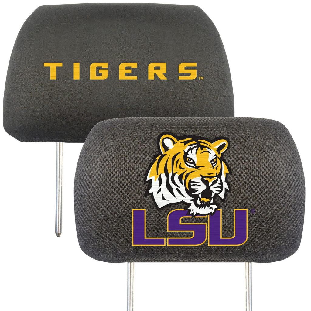 Auto Headrest Covers LSU Tigers Headrest Covers FanMats 842989025762