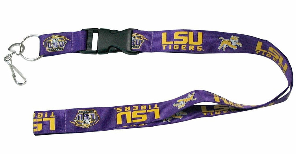 Lanyard Breakaway W Ring LSU Tigers Lanyard - Breakaway with Key Ring 657175209792