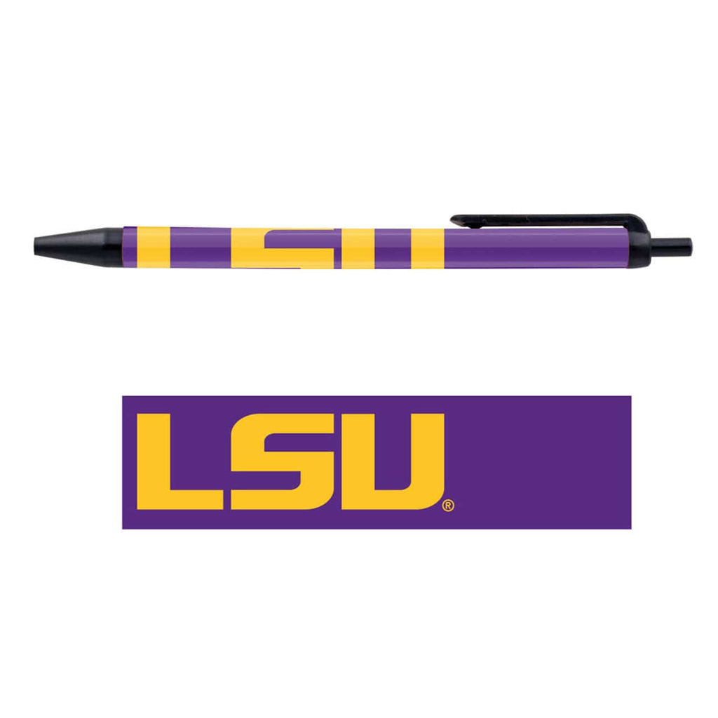 Pens Click Style 5 Pack LSU Tigers Pens 5 Pack 032085300706