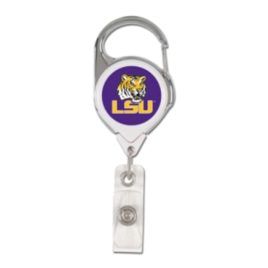 Badge Holders LSU Tigers Retractable Premium Badge Holder 032085470683