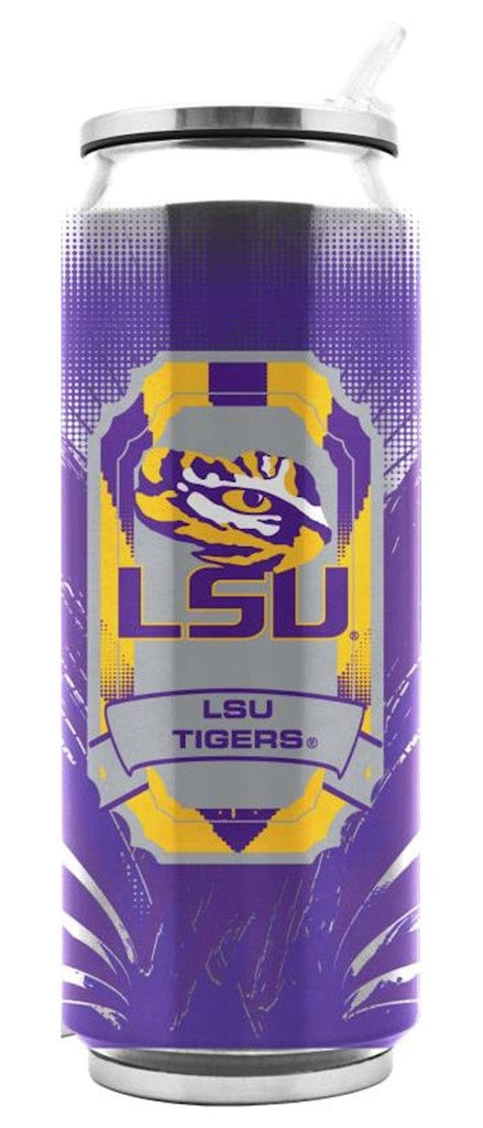 Drink Can 16.9 Steel Thermo LSU Tigers Stainless Steel Thermo Can - 16.9 ounces 094131047409