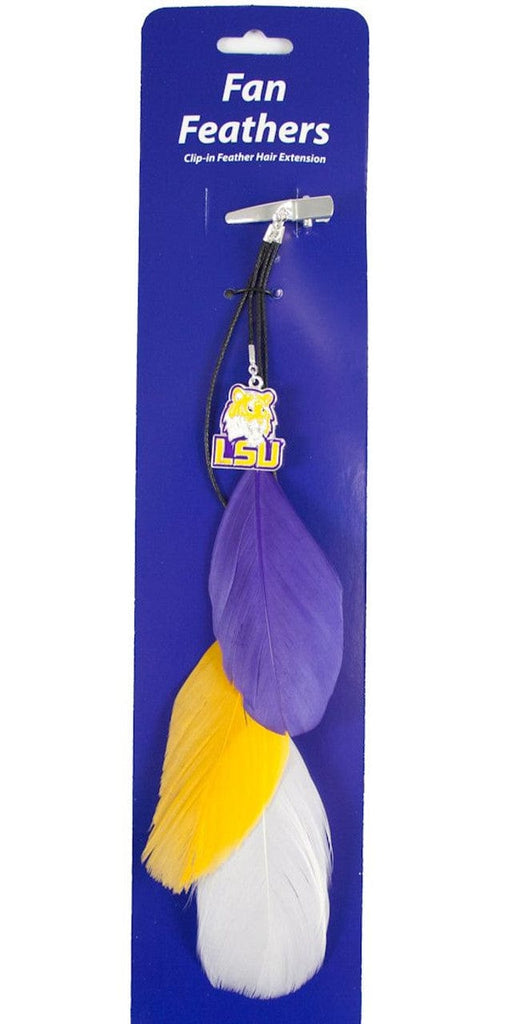 LSU Tigers LSU Tigers Team Color Feather Hair Clip CO 686699153847