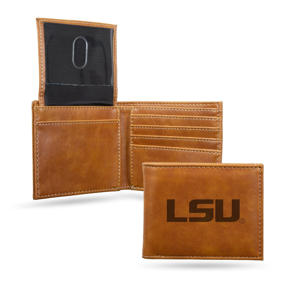 Wallets LSU Tigers Wallet Billfold Laser Engraved 767345877819