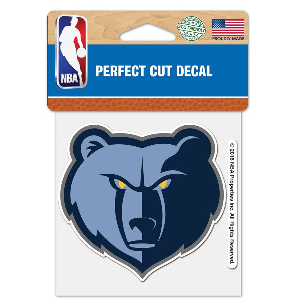 Decal 4x4 Perfect Cut Color Memphis Grizzlies Decal 4x4 Perfect Cut Color 032085217738