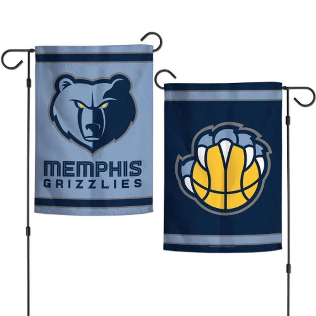 Flags 12x18 Memphis Grizzlies Flag 12x18 Garden Style 2 Sided 032085251763