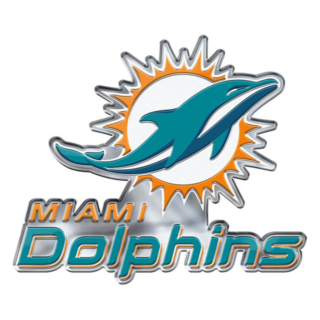 Auto Emblem Color Miami Dolphins Auto Emblem Color Alternate Logo 681620266160