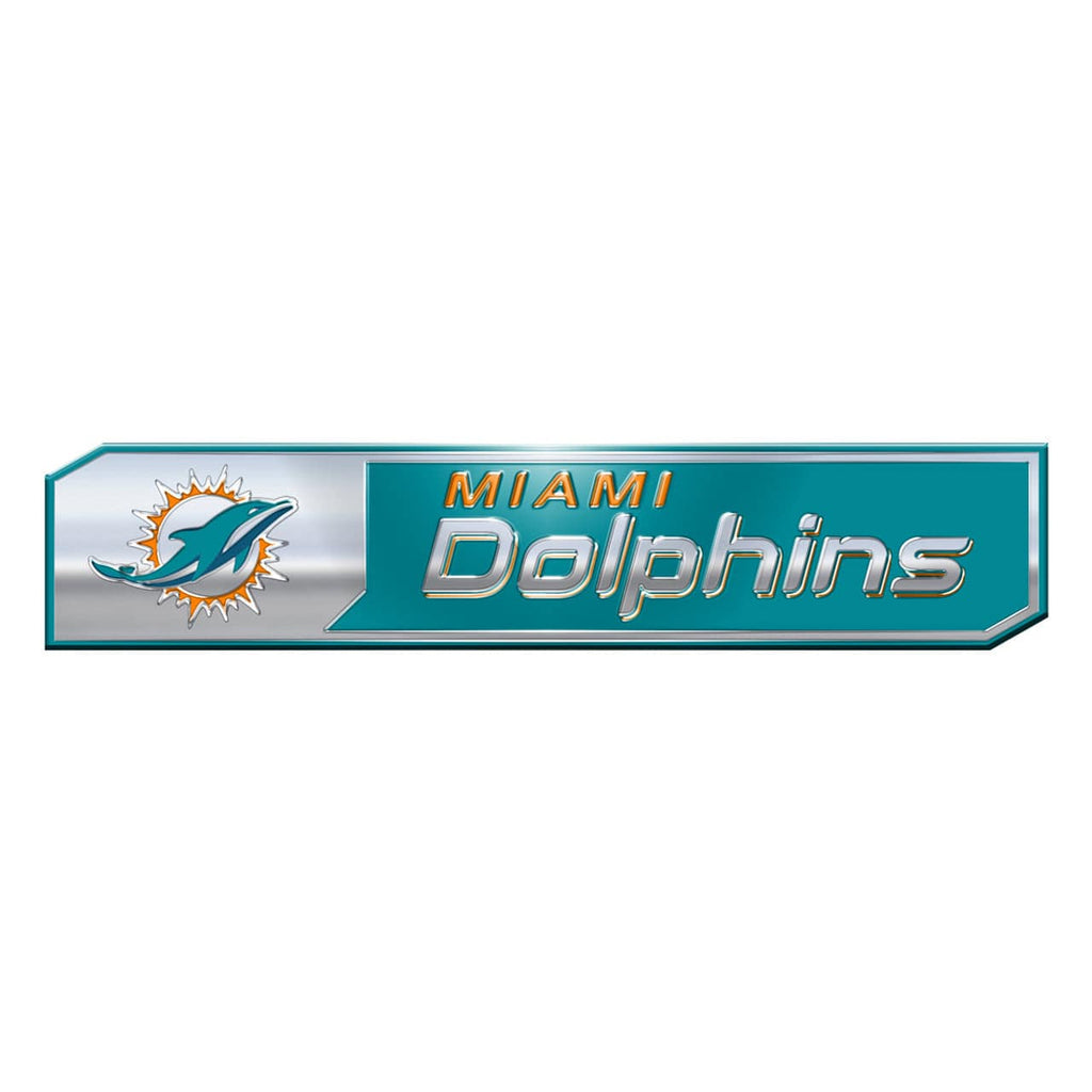 Auto Emblem Color Miami Dolphins Auto Emblem Truck Edition 2 Pack 681620293166