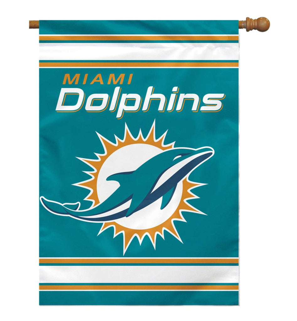 Miami Dolphins Miami Dolphins Banner 28x40 House Flag Style 2 Sided CO 023245948371