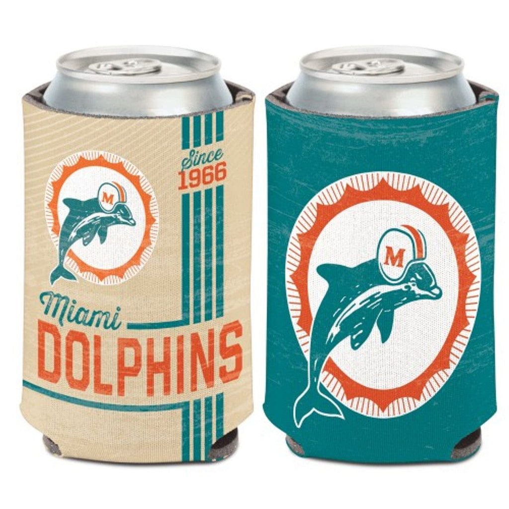 Can Cooler Vintage Design Miami Dolphins Can Cooler Vintage Design Special Order 032085601483