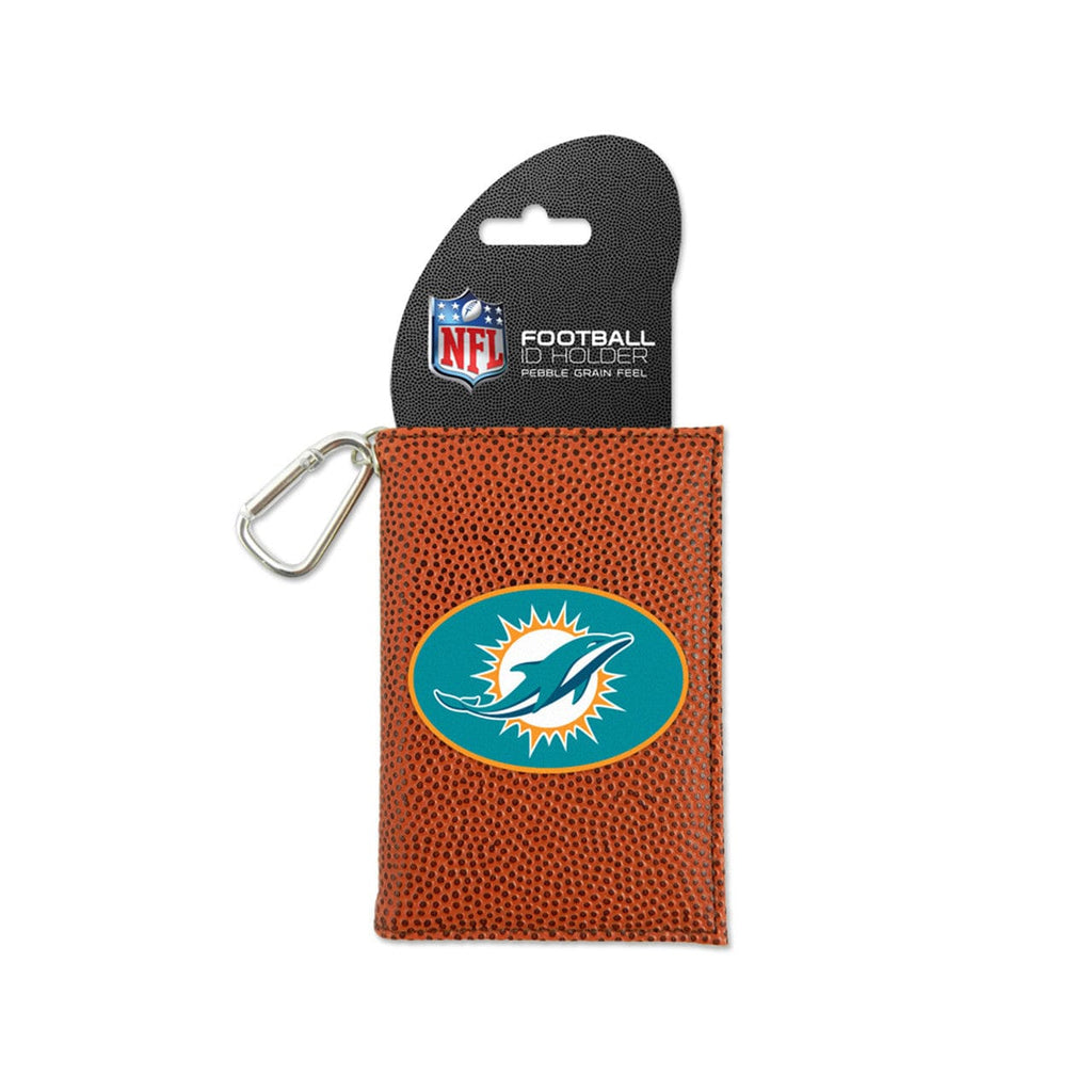 ID Holder Miami Dolphins Classic NFL Football ID Holder 814428027132