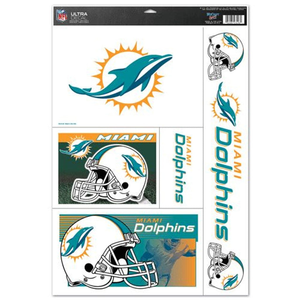 Decal 11x17 Multi Use Miami Dolphins Decal 11x17 Ultra 032085037787