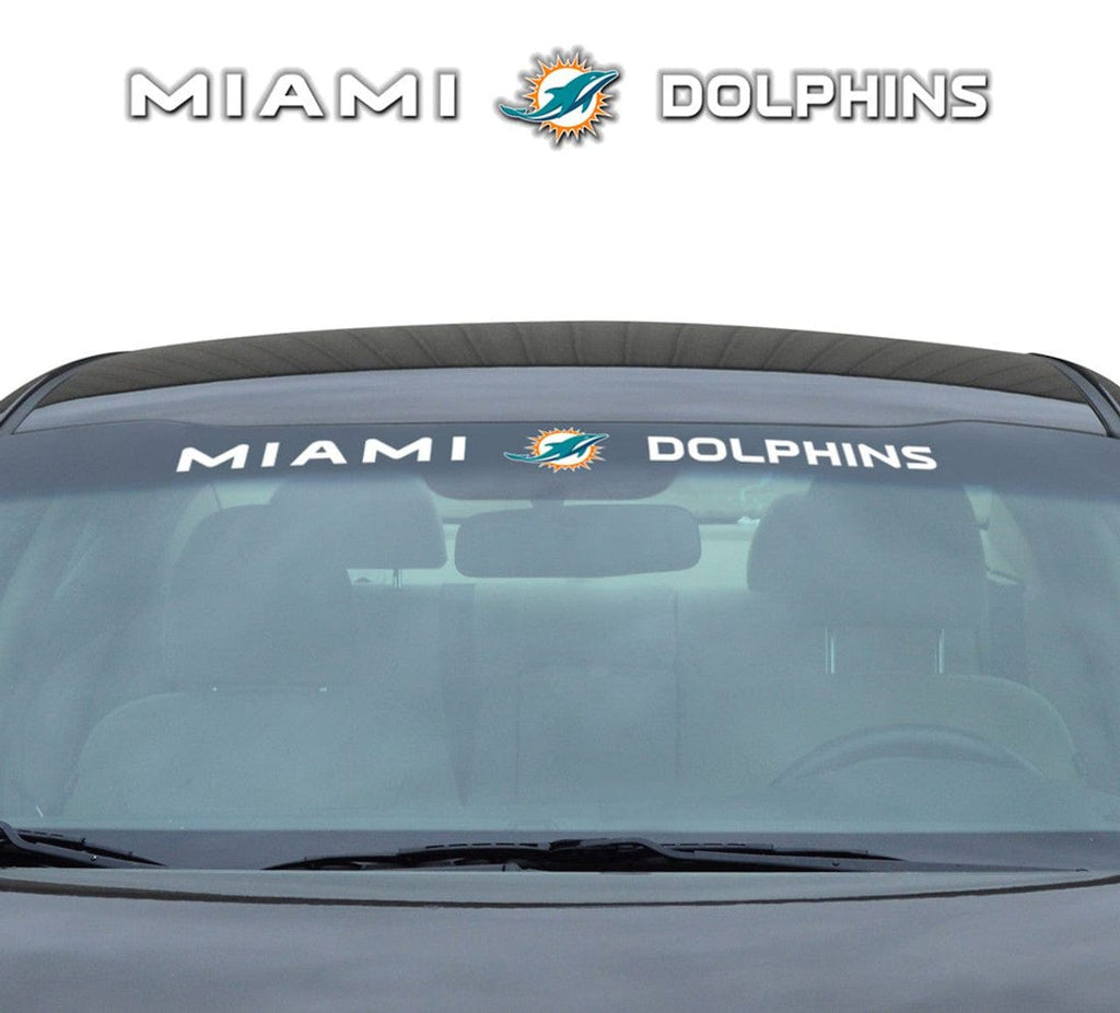 Decal 35x4 Windshield Style Miami Dolphins Decal 35x4 Windshield 681620802160