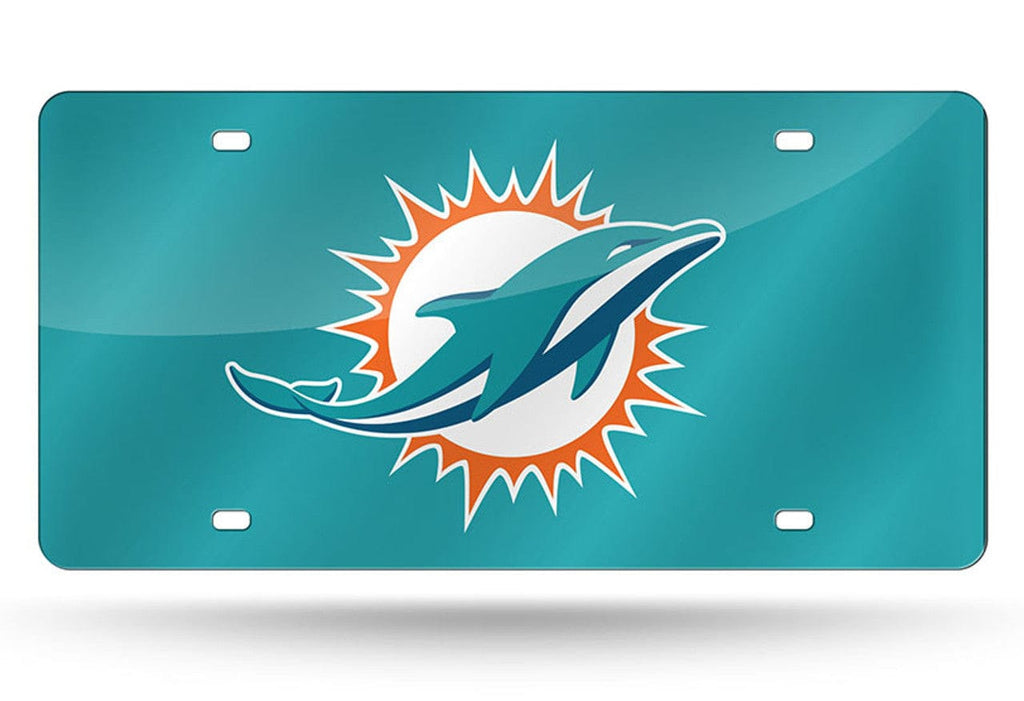 License Plate Laser Cut Miami Dolphins License Plate Laser Cut Light Teal 767345484833
