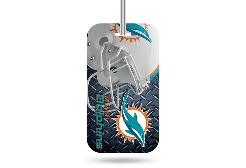 Keychain Luggage Tag Miami Dolphins Luggage Tag Alternate 767345484819