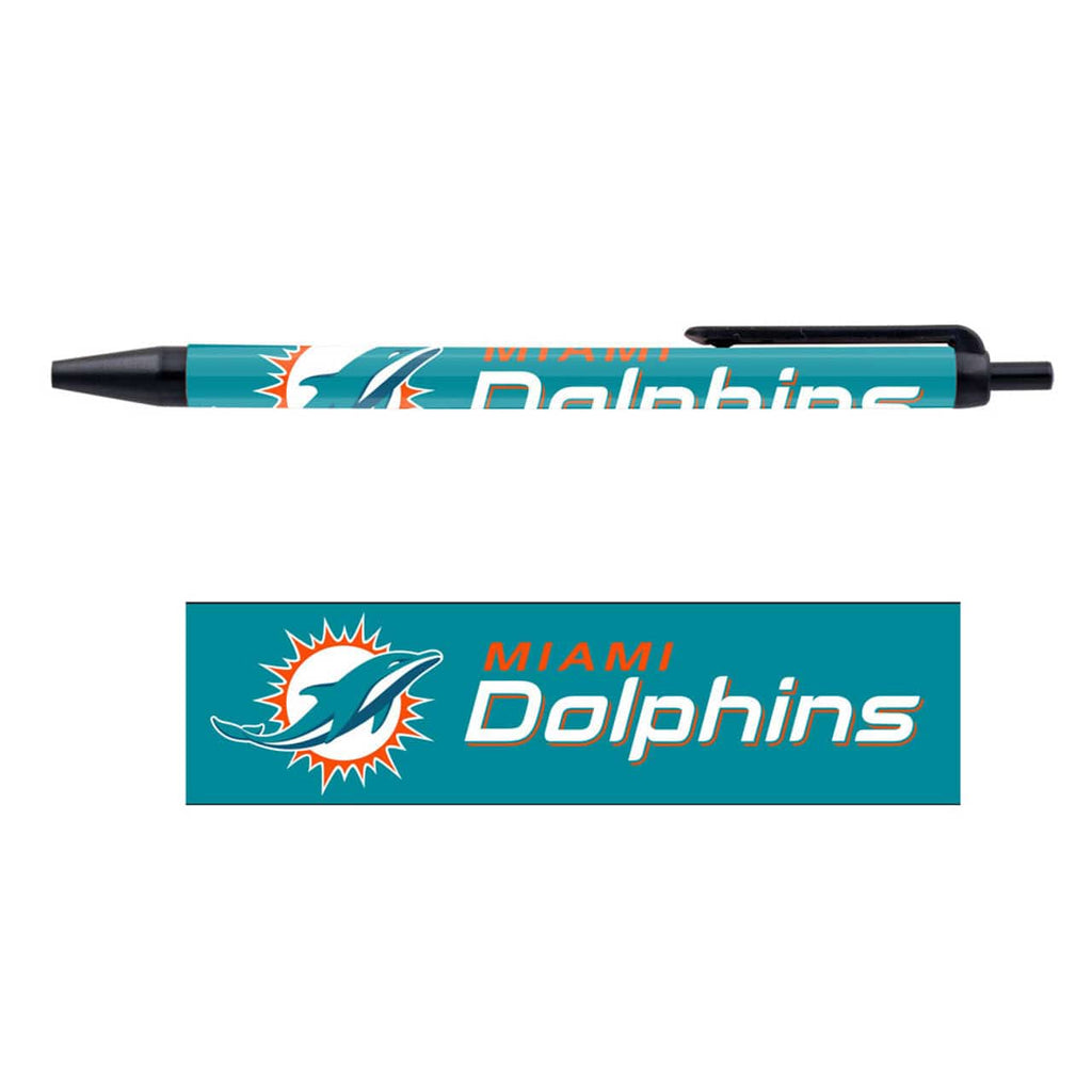 Pens Click Style 5 Pack Miami Dolphins Pens 5 Pack 032085584175