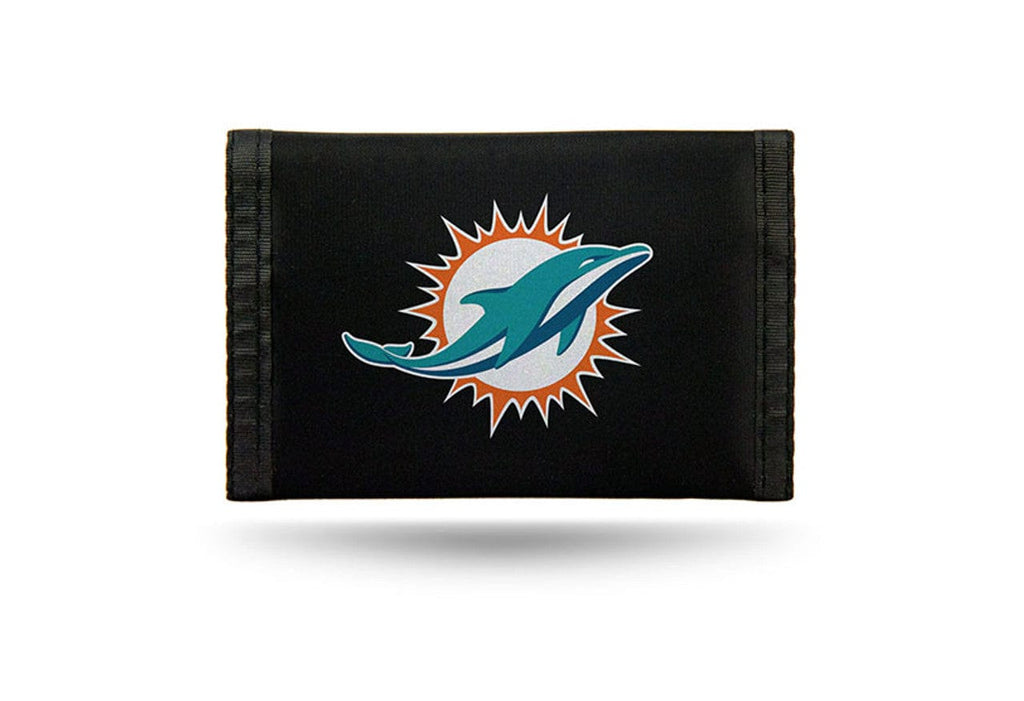 Wallet Nylon Trifold Miami Dolphins Wallet Nylon Trifold 767345485199