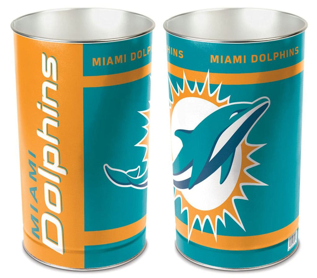 Wastebasket Miami Dolphins Wastebasket 15 Inch 010943820238