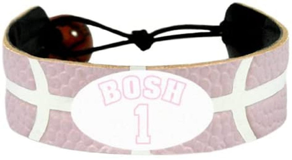 Miami Heat Miami Heat Bracelet Team Color Basketball Pink Chris Bosh CO 844214040144
