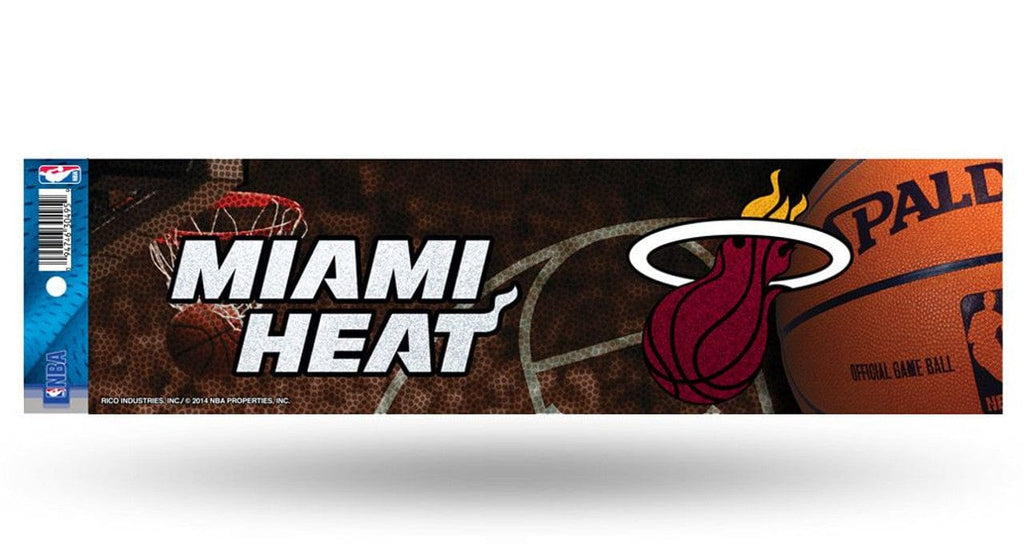 Decal Bumper Sticker Glitter Miami Heat Decal Bumper Sticker Glitter 094746827083