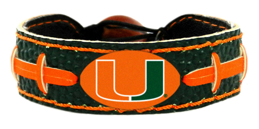 Miami Hurricanes Miami Hurricanes Bracelet Team Color Football CO 844214012097