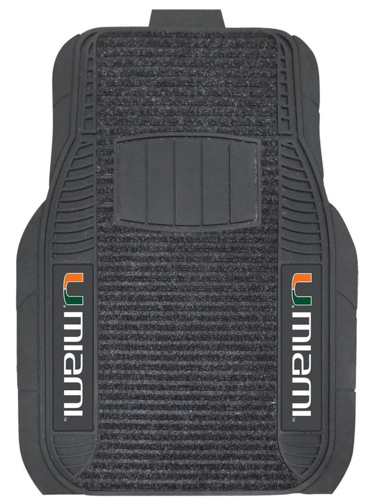 Car Mats Deluxe Set Miami Hurricanes Car Mats - Deluxe Set 842989038267