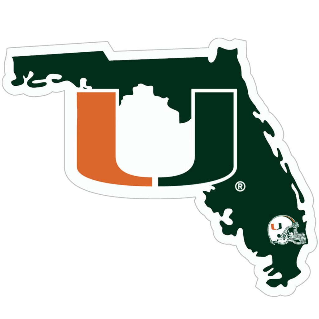 Decal Home State Pride Style Miami Hurricanes Decal Home State Pride Style 754603668661