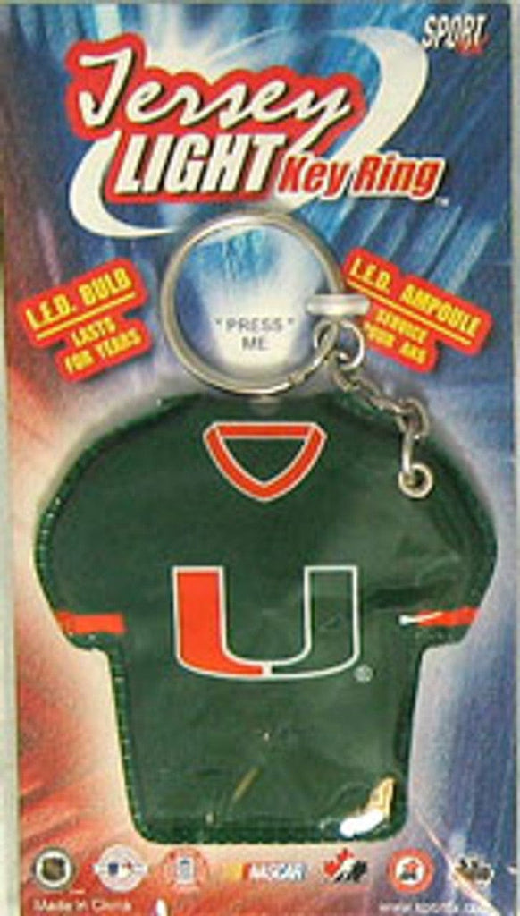 Miami Hurricanes Miami Hurricanes Keychain Jersey Keylight CO 626551726369