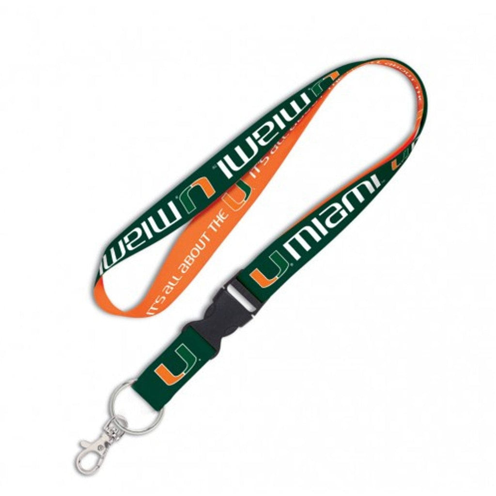 Lanyard Buckle Miami Hurricanes Lanyard with Detachable Buckle 032085346704