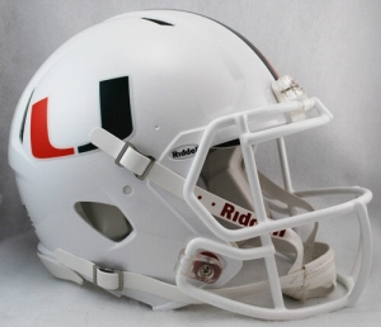 Riddell Miami Hurricanes Speed Revolution Authentic Full-Size Football Helmet, Size: One size