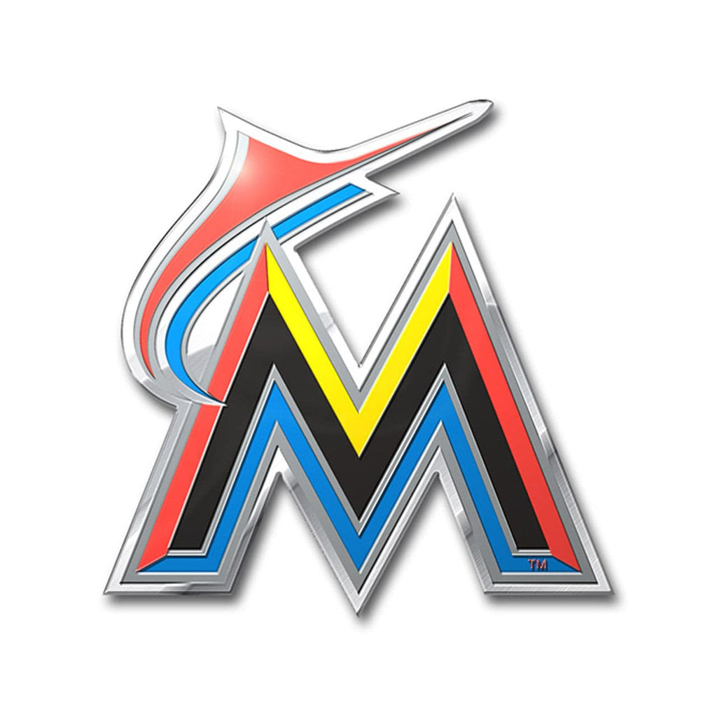 Auto Emblem Color Miami Marlins Auto Emblem Color 681620631128