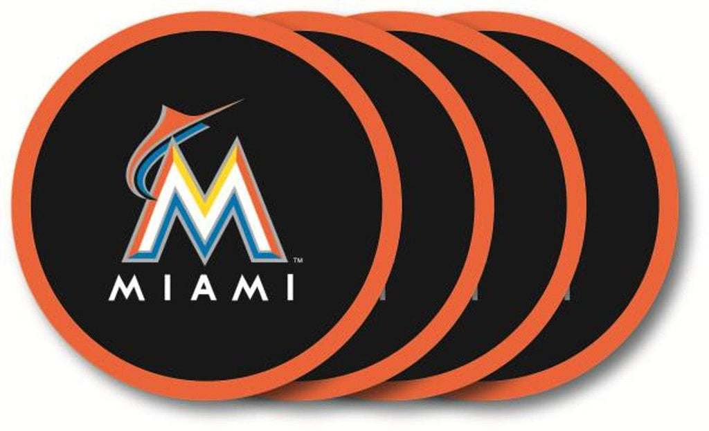 Coaster Set 4 Pack Miami Marlins Coaster Set - 4 Pack - Special Order 094131013060