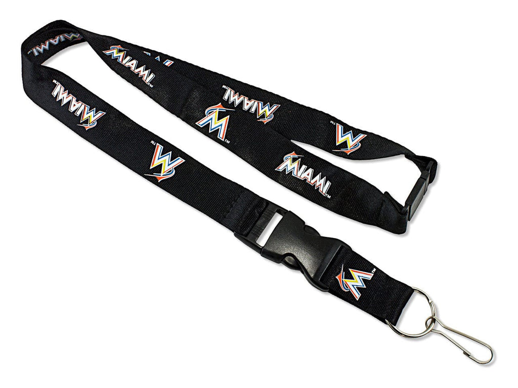 Lanyards Miami Marlins Lanyard Black 763264879538