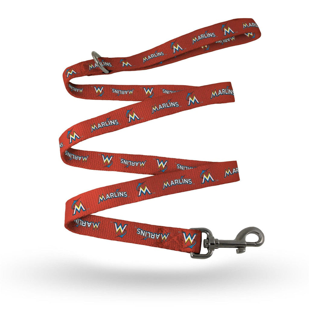 Pet Fan Gear Leash Miami Marlins Pet Leash Size S/M 767345330475