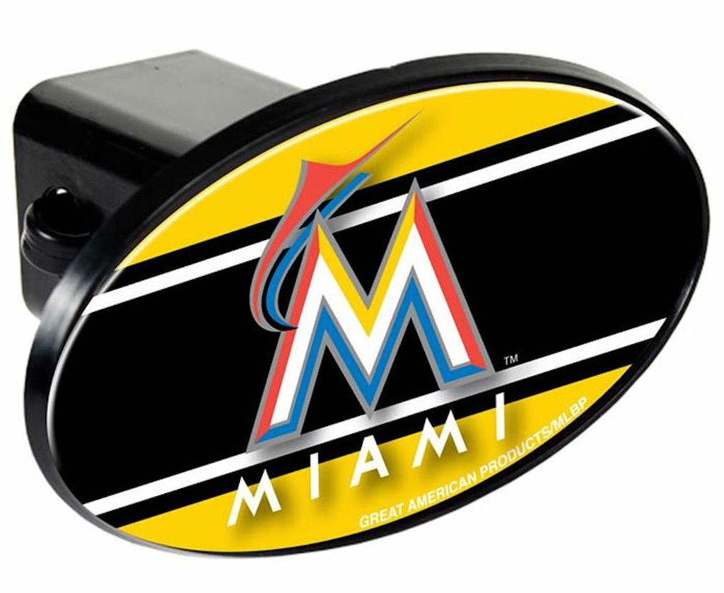 Auto Hitch Covers Miami Marlins Trailer Hitch Cover - Plastic 089006159172