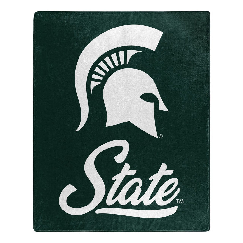 Blankets 50x60 Raschel Michigan State Spartans Blanket 50x60 Raschel Signature Design 190604268507