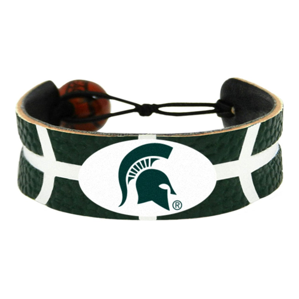 Michigan State Spartans Michigan State Spartans Bracelet Team Color Basketball CO 844214039148