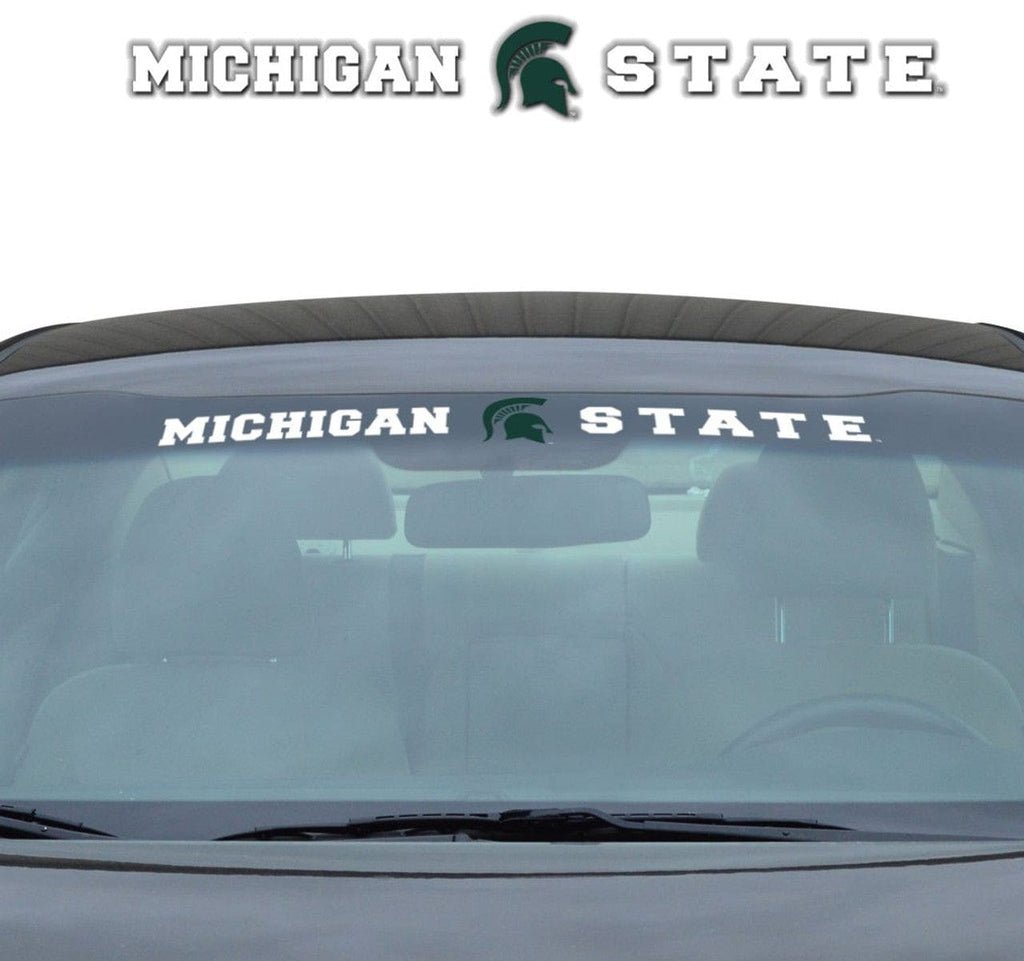 Decal 35x4 Windshield Style Michigan State Spartans Decal 35x4 Windshield - Special Order 681620807363