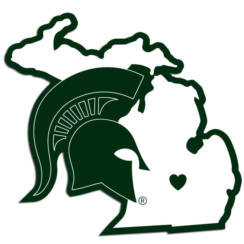 Decal Home State Pride Style Michigan State Spartans Decal Home State Pride Style 754603668678