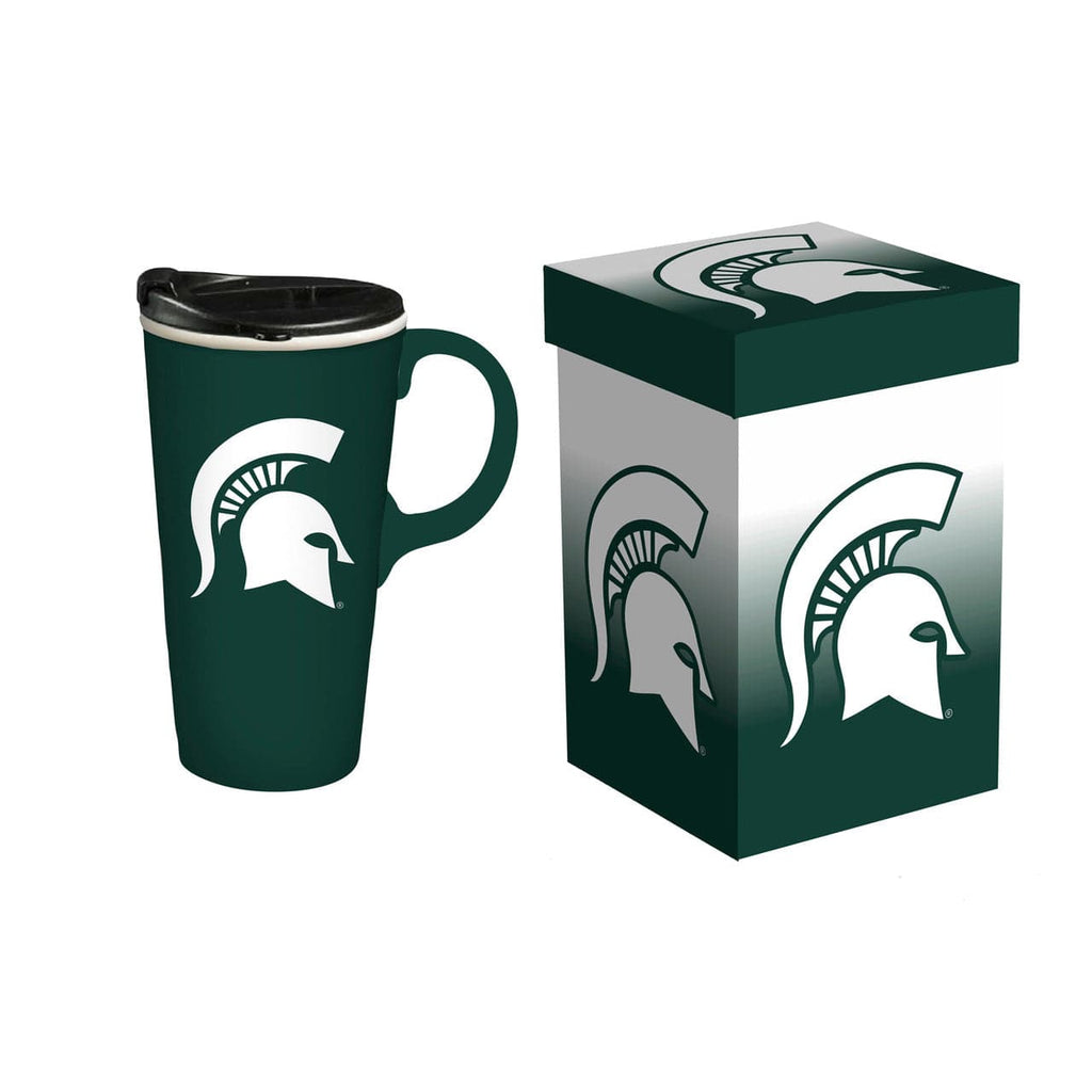 Boxed Travel Latte Michigan State Spartans Drink 17oz Travel Latte Boxed 801946808138