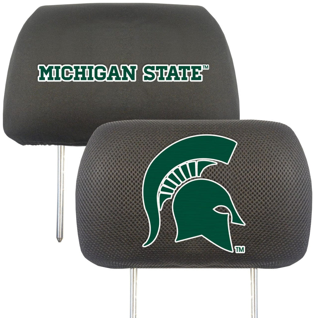 Auto Headrest Covers Michigan State Spartans Headrest Covers FanMats 842989025830