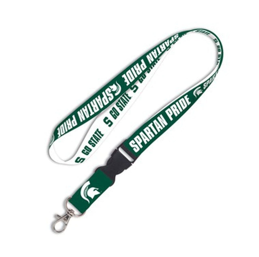 Lanyard Breakaway Michigan State Spartans Lanyard Breakaway Style 032085552105